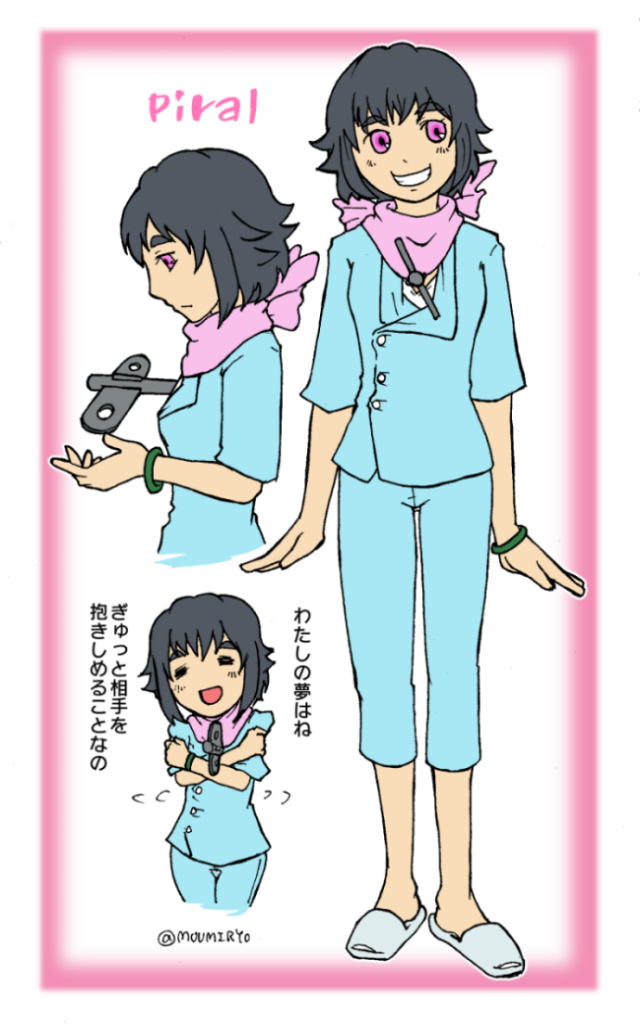 創作キャラ02+落書き